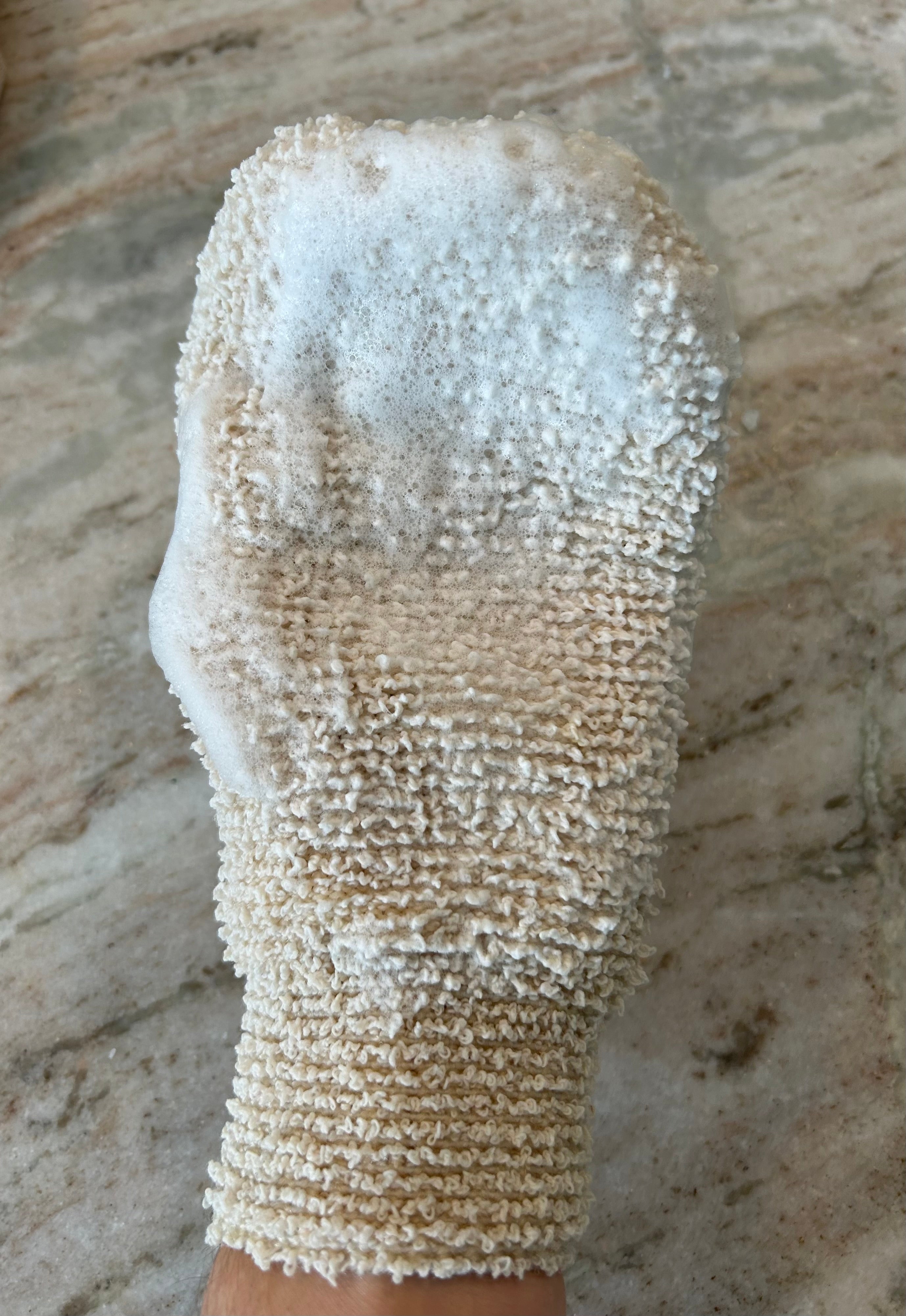 Handwoven Hemp Exfoliating Glove