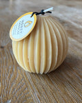 Fluted Sphere - Natural